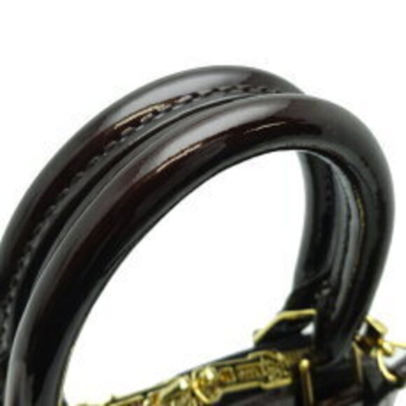 Louis Vuitton Alma Shoulder Bag Vernis Rayeur Purple - Picture 5 of 9